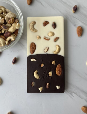 White and Dark Chocolate with Nuts Thumbnail Image