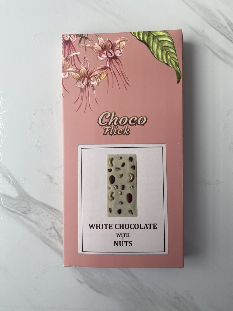 White Chocolate with Nuts Box