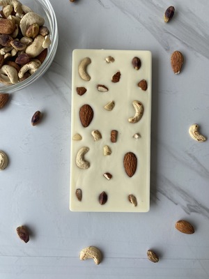 White Chocolate with Nuts Thumbnail Image