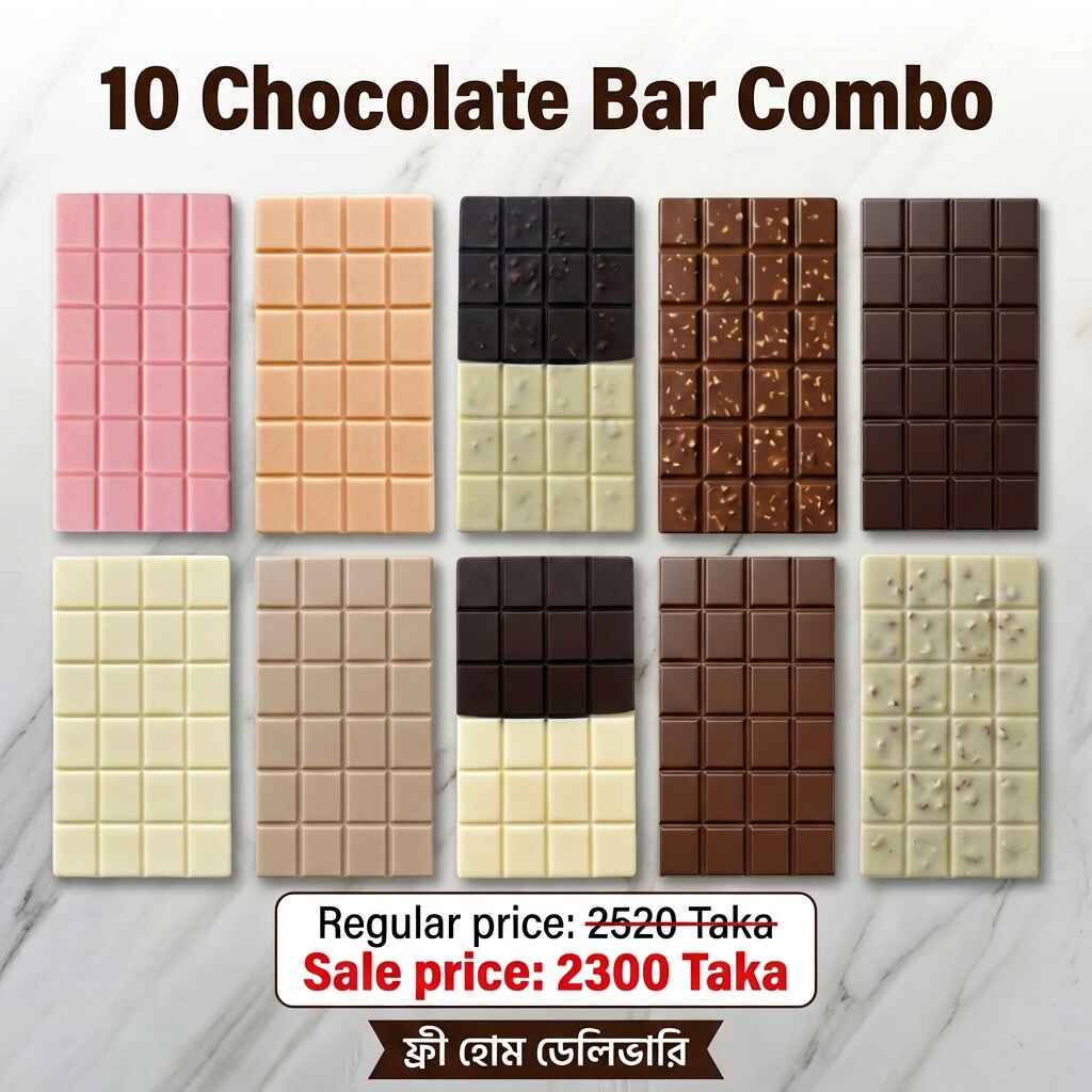 10 Chocolate Bar Combo Featured Image