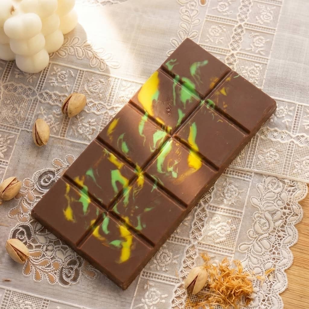 Premium Dubai Kunafa Chocolate 220gm