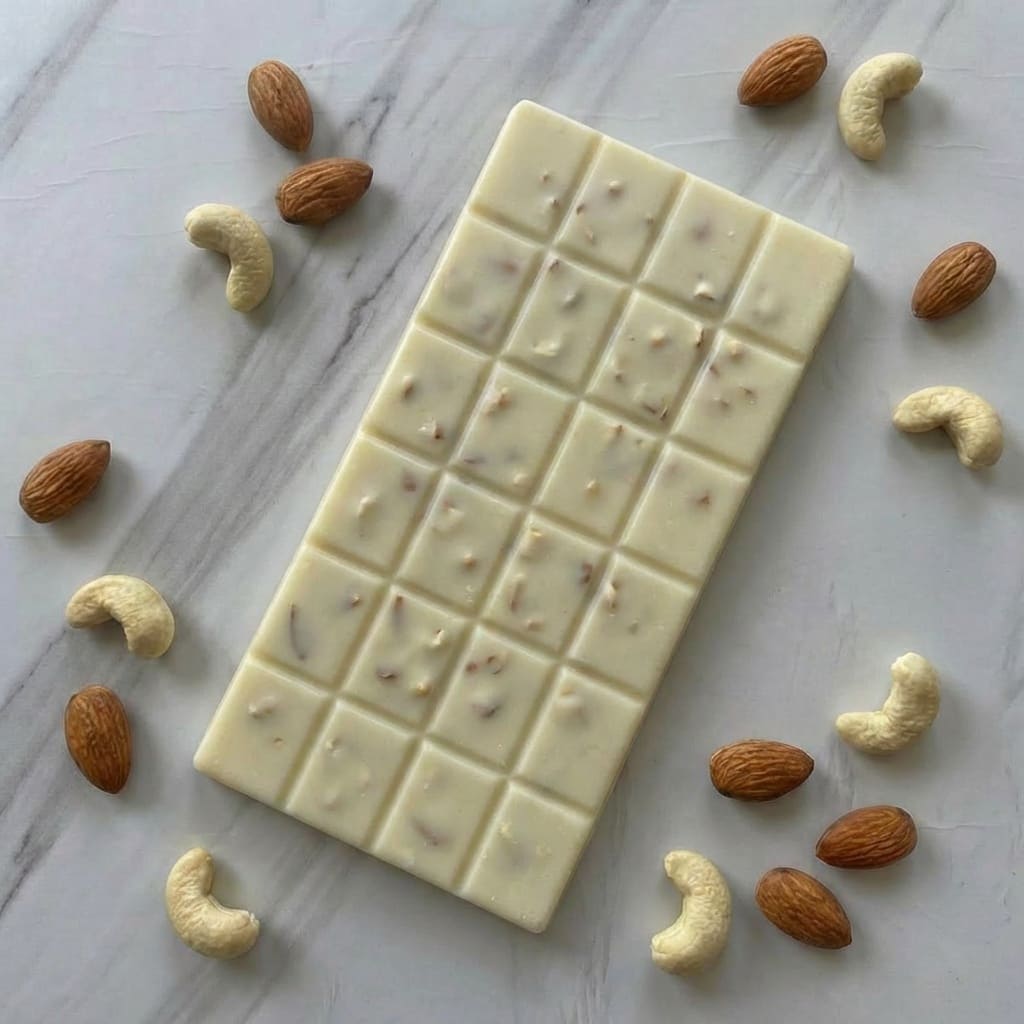 White Chocolate with Nuts Featured Image